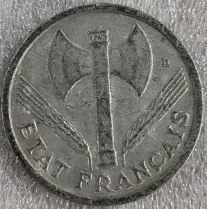 1943 France 1 Franc Coin *D123 - Picture 1 of 3