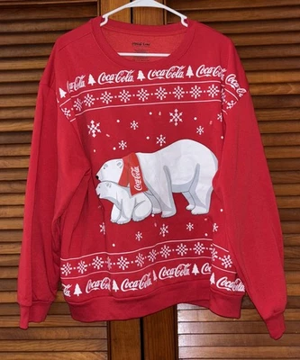 Coca Cola Blanco Rojo Oso Polar Coca Para Mujer Talla XXL (19) Foto 1 de 4