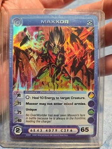 Maxxor Foil (Max Speed) 1st Edition Ultra Rare Dawn of Perim Chaotic Card TCG - Picture 1 of 24