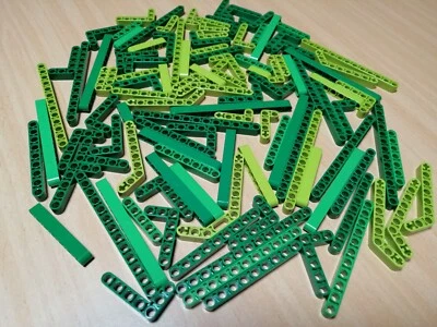 LEGO TECHNIC Konvolut Liftarme grün / Lochstangen Technik Sammlung - Bild 1 von 4