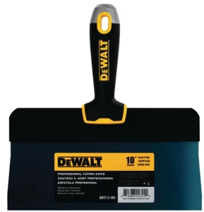 DEWALT Blue Steel Big Back Taping Knife with Soft Grip Handle 10" 12" - Picture 1 of 1