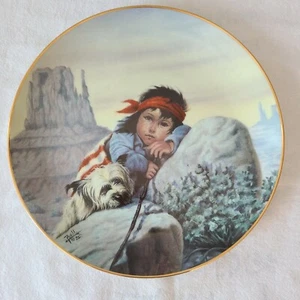 1992 Artaffects Daydreamers, Children of the Prairie Numbered Collector Plate - Picture 1 of 6