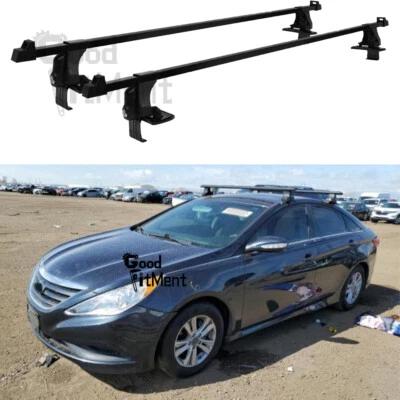 For Hyundai Sonata 2005-23 54" Car Top Roof Rack Cross Bar Luggage Carrier +Lock - Imagem 1 de 4