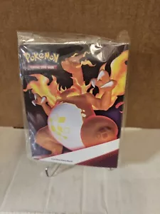 Pikachu Charizard Pokemon TCG Mini Portfolio Binder 30 Pages 2020 - Picture 1 of 2