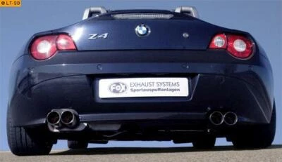 Fox Duplex Scarico Sportivo BMW Z4 2.2l 2.5l 3.0l Dx SX Ogni 2x76mm Definito - Immagine 1 di 4