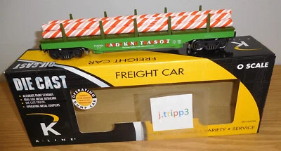 K-LINE K713-7401 KANDY KANE OPERATING DUMP CAR CHRISTMAS CANDY O SCALE TRAIN - Image 1 of 4