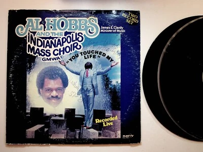 1980 Indianapolis Indiana Al Hobbs Mass Choir Christian Gospel Vinyl 2-LP Record - Image 1 of 4