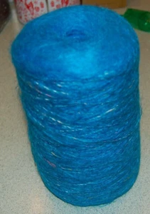 IronStone Yarn English Mohair 70% Mohair 30% Acr Cone 312 grams Turquoise - Picture 1 of 4