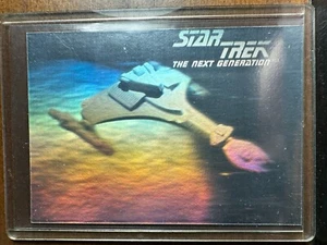 Star Trek The Next Generation Inaugural 1992 Impel Hologram Insert Card 02h - Picture 1 of 2