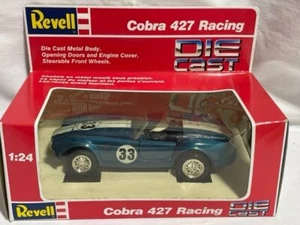 1989 Revell Shelby Cobra 427 Racing, #33, Blue, 1/24 - Picture 1 of 3