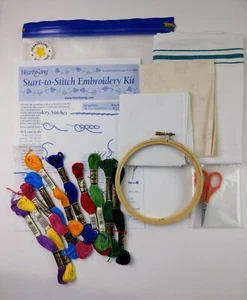 Hearthsong Stickset Taschentuch & Stoff oder Kissen - Bild 1 von 6