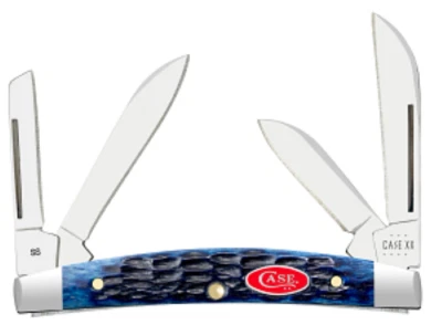 Case XX #06893 Small Congress Navy Blue Bone 6468 SS - Image 1 of 4