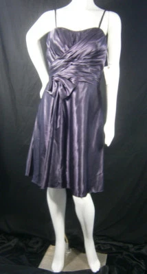 Bill Levkoff Diseñador Muestra 10 Ciruela Dama Vestido Baile de graduación Vestido de Boda NUEVO $205 Foto 1 de 4