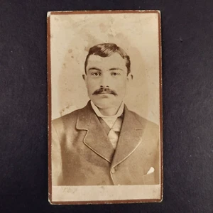 1880's CDV Carte de Visite Photo Card of Nels Christiansen Wausau, WI - Picture 1 of 3