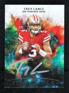 2021 Panini Origins Silver Ink 2/10 Trey Lance #OA-TRL Rookie Auto RC