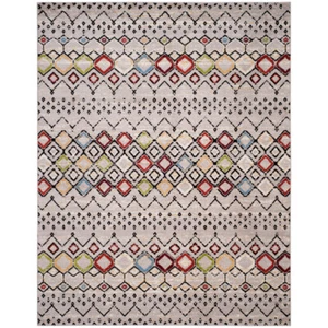 SAFAVIEH Amsterdam AMS108G Light Grey / Multi Rug - Picture 1 of 46