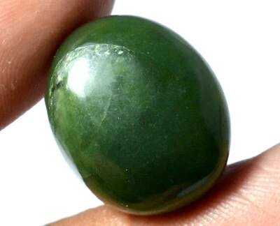 18.85 Ct Natural African Green Serpentine Top Quality Cabochon Loose Gemstone !! - Image 1 of 3
