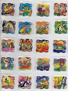 Walkers Looney Tunes Qubix Tazos - Complete set of 36 Tazos - year 2000 Sealed - Picture 1 of 7