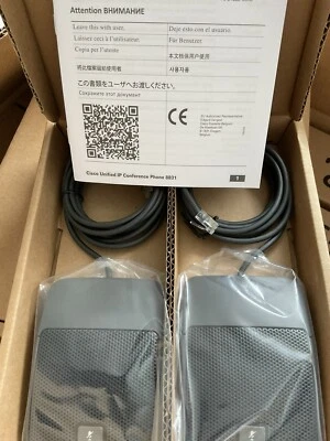 NEW CISCO  UNIFIED IP CONFERENCE PHONE CP-8831 - Image 1 of 4
