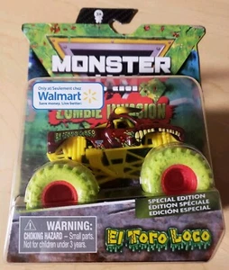 Monster Jam Zombie Invasion El Toro Loco Walmart Exclusive Spinmaster See Pics - Picture 1 of 4