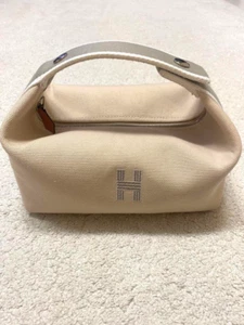 Hermes Bride A Brac GM Naturweiß Creme Kosmetik Kulturbeutel Tasche - Bild 1 von 7
