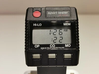 RELOJ DIGITAL DE COMPUTADORA FINLANDIA RARO VINTAGE PARA HOMBRE "POLAR" SPORT TESTER PE 3000 Foto 1 de 4