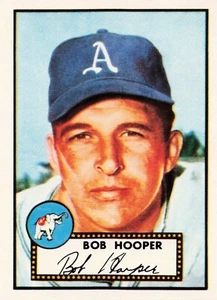 1983 Topps Baseball 1952 Reprint Series Bob Hooper Philadelphia Athletics #340 - Picture 1 of 2
