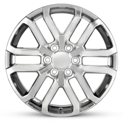 New Wheel For 2019-2024 GMC Sierra 1500 20 Inch Polished Alloy Rim - Image 1 of 4