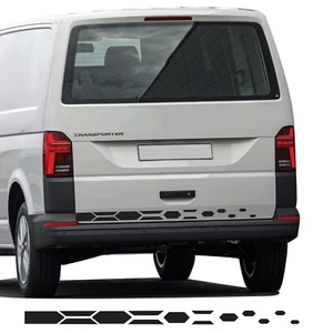 Rear Hex Stripe Decal Stickers Graphics Vinyl Fit VW Transporter T4 T5 T6T6.1 - Picture 1 of 3