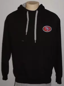 Sudadera con Capucha San Francisco 49ers Negra Equipo Antiguo NFL Hombres XL - Imagen 1 de 6