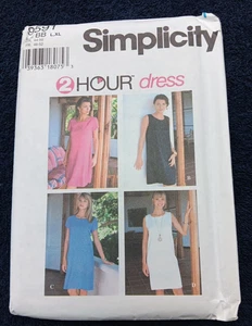 Etuikleid Gr. L XL Simplicity 9591 ungeschnittenes Muster 2 Stunden Übergröße - Bild 1 von 10