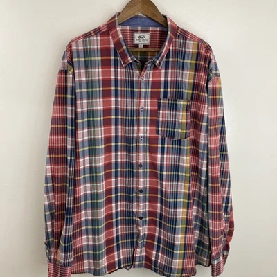 Ecko Unltd. Shirt Mens 3XL (2XL) Multicolor Plaid Long Sleeve Button Down Cotton - Image 1 of 4