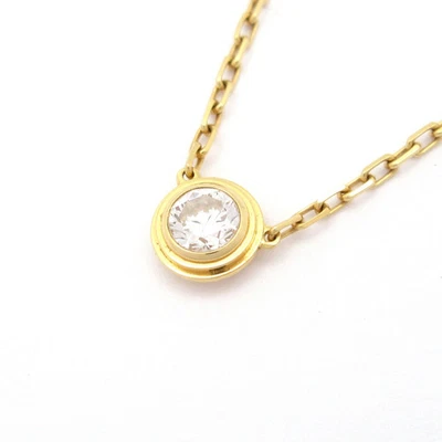 Auth Cartier Diamant Legends Necklace LM/Damour Large B7215500 18K Yellow Gold - Image 1 of 4