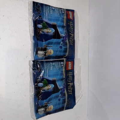 Lot Of 2 - Polybags LEGO Harry Potter Draco in Forbidden Forest Wizarding 30677 - Image 1 of 3