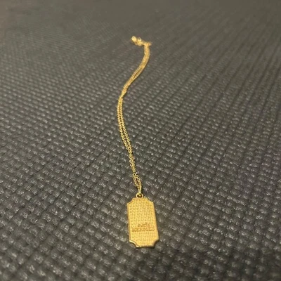 Collar Hermes Colgante Placa Superior Oro, Moneda 28mm, Joyería Usado Foto 1 de 2