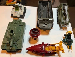 Hasbro G.I. Lotto 7 veicoli Joe vintage anni 80 - Foto 1 di 10