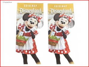 Disneyland Park Guidemap Minnie Mouse Out of Print Mint Condition Rare NOV. 2024 - Picture 1 of 10