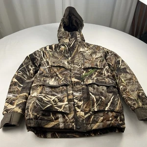 Magellan Outdoors Jacket Youth Large RealTree Max-5 Hooded Fleece Interior - Picture 1 of 17