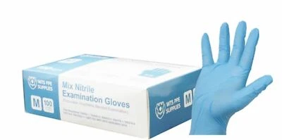 GUANTES DE NITRILO 2000 Piezas Talla XL, S, M, L Sin Polvo AZUL Alto Ninguno Estéril  Foto 1 de 4