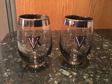VEGAS GOLDEN KNIGHTS ROCKS GLASS SET OF 2 10 Oz Vintage Cover
