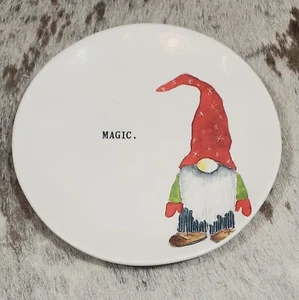 RAE DUNN Artisan Collection by Magenta "MAGIC." with Gnome Small 6" Plate #181 - Picture 1 of 3