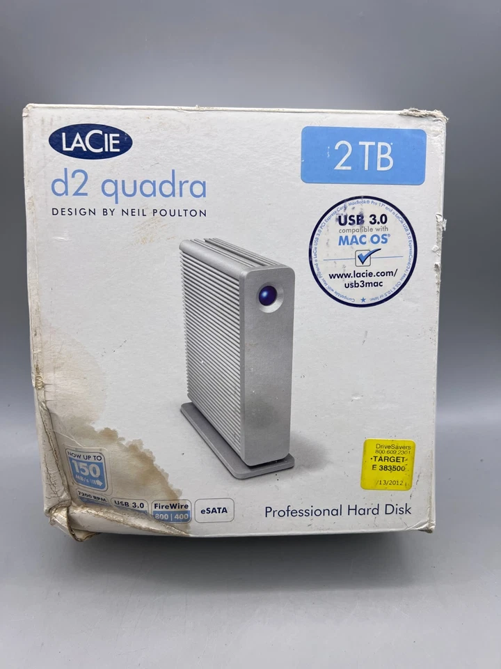 LaCie d2Quadra USB 3.0 2Tb External Drive - Image 1 of 4