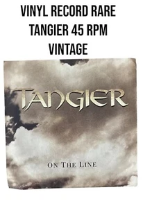 Vinyl Record Rare Music TANGIER ON THE LINE SWEET SURRENDER 45w/PS Preowned Vtg - Picture 1 of 4