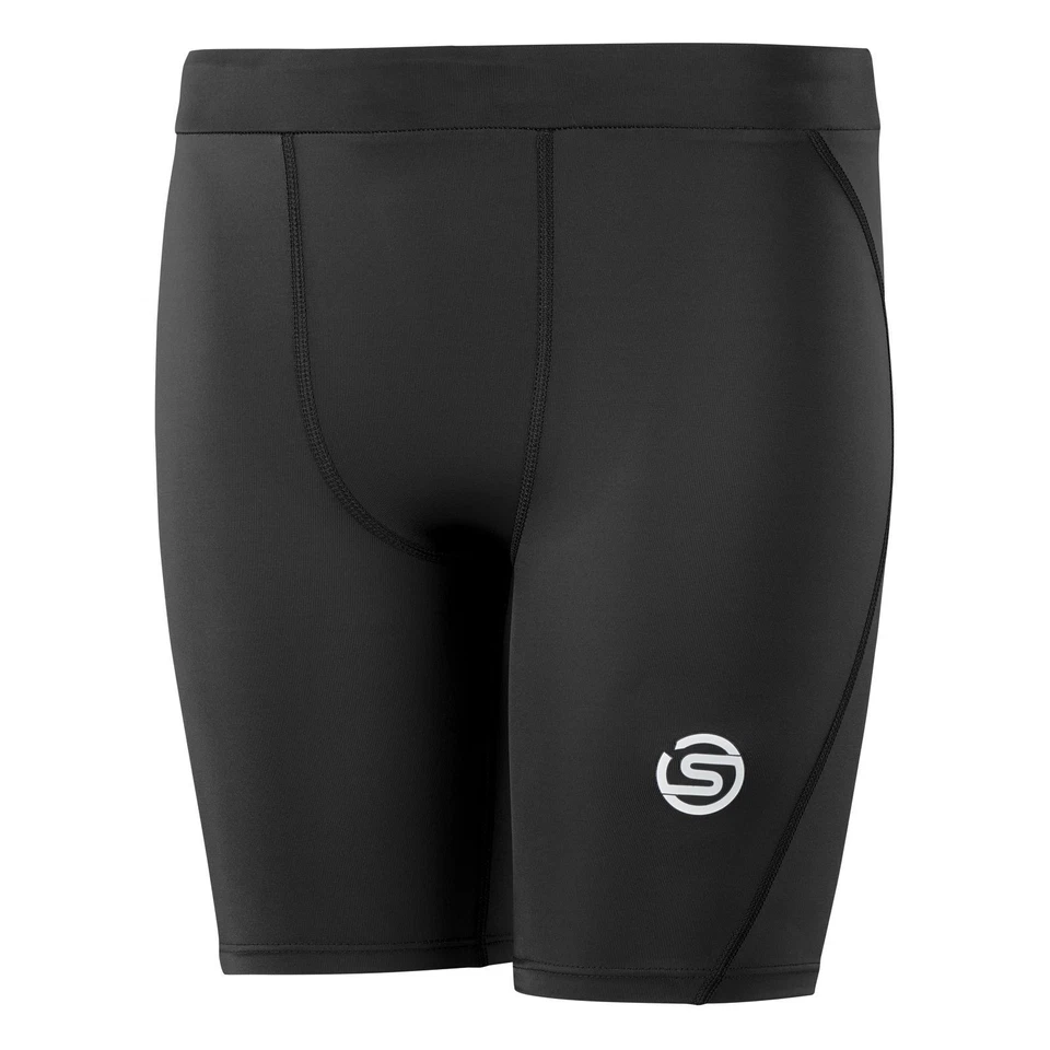 BARGAIN || Skins Series-1 Youth Compression Half Tights (Black) - Image 1 of 2
