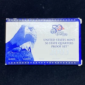 2003 S Five Coin State QUARTER Proof 5 Coin Set Statehood 25c Coins Box and COA - Picture 1 of 5