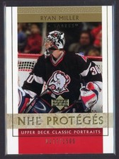 2002-03 Upper Deck Classic Portraits #137  Ryan Miller RC xxxx/1500   *11866