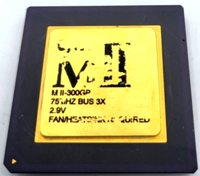 266MHz CYRIX MII-300GP 256KB L1/66MHz BUS SOCKET 7 CPU - Image 1 of 4