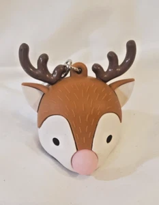 Bath and Body Works Key Chain Gel Holder 2021 Rudolph the Reindeer Light Up - Picture 1 of 6