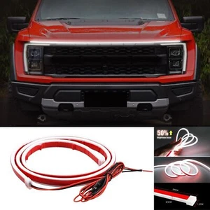 86" Dynamic LED Running Light Front Hood Strip Ambient Lamp For Ford Ranger - Picture 1 of 9