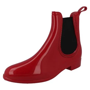 Oferta Mujer X1211 Botines sin Cordones Botas de Agua en Rojo Por Unbranded - Imagen 1 de 8